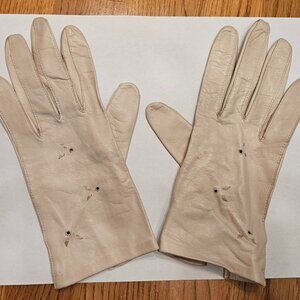 Vintage 1950s Italian children's gloves, size 7